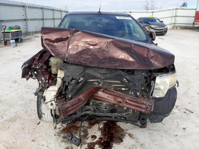 2FMDK38C59BA91785 - 2009 FORD EDGE SEL MAROON photo 5