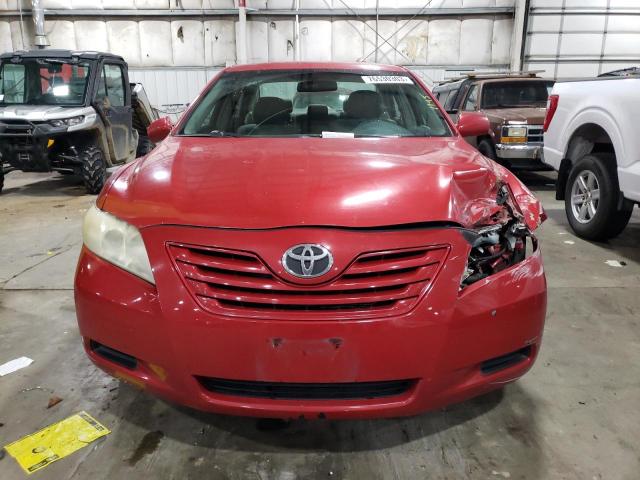 4T1BE46K37U173200 - 2007 TOYOTA CAMRY CE RED photo 5