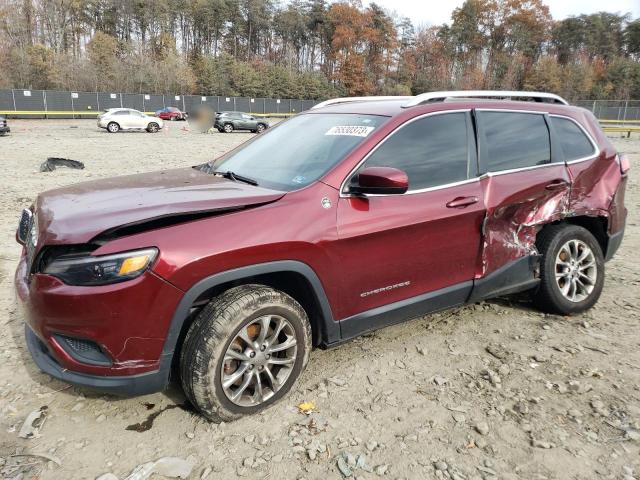 1C4PJLLB5KD159456 - 2019 JEEP CHEROKEE LATITUDE PLUS BURGUNDY photo 1