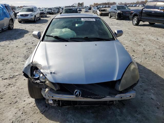 JH4DC548X6S000735 - 2006 ACURA RSX SILVER photo 5