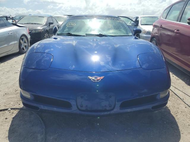 1G1YY22G445103084 - 2004 CHEVROLET CORVETTE BLUE photo 5