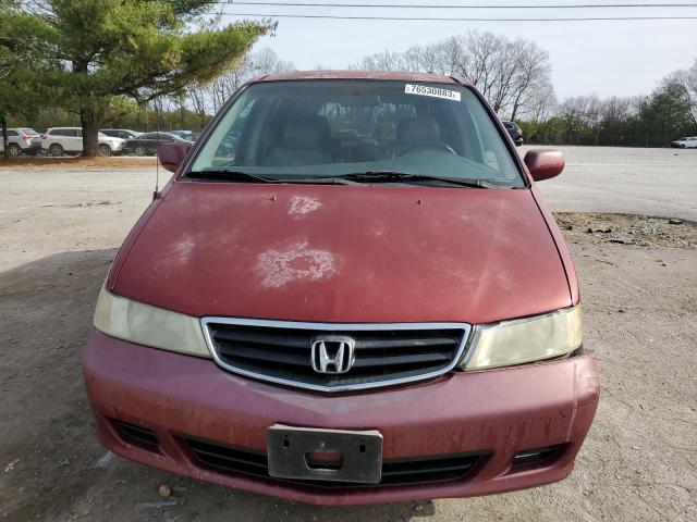 5FNRL18003B059290 - 2003 HONDA ODYSSEY EXL RED photo 5