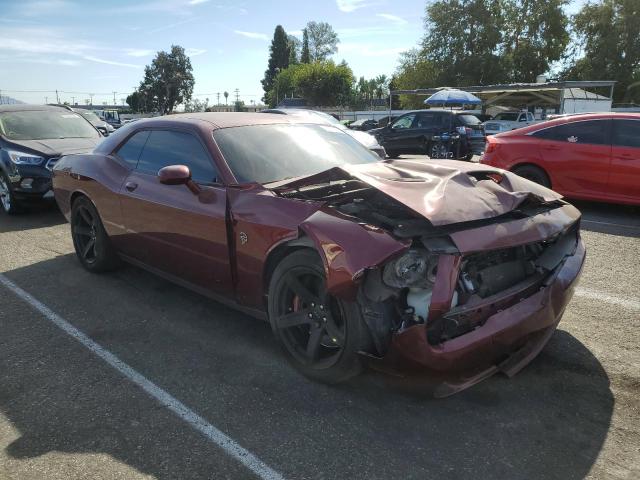 2C3CDZC92HH572490 - 2017 DODGE CHALLENGER SRT HELLCAT BURGUNDY photo 4