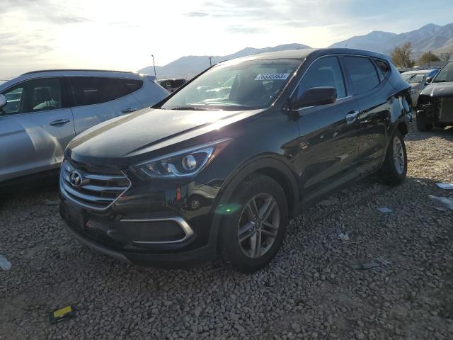 5NMZTDLB6JH107722 - 2018 HYUNDAI SANTA FE S BLACK photo 1