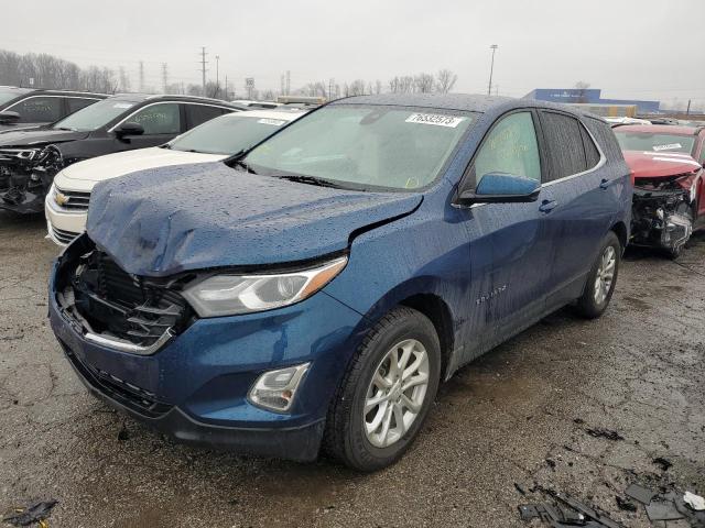 2GNAXJEV6K6292751 - 2019 CHEVROLET EQUINOX LT BLUE photo 1