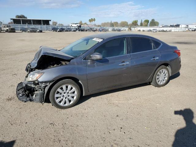 3N1AB7AP5KY376417 - 2019 NISSAN SENTRA S GRAY photo 1