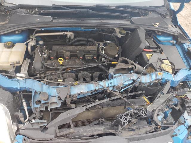 1FADP3F23EL135718 - 2014 FORD FOCUS SE BLUE photo 11