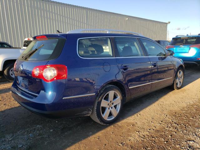 WVWXK73CX9E037516 - 2009 VOLKSWAGEN PASSAT WAGON TURBO BLUE photo 3