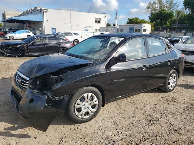 KMHDU4AD8AU110976 - 2010 HYUNDAI ELANTRA BLUE BLACK photo 1