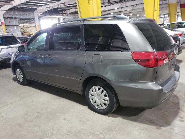 5TDZA23C05S327847 - 2005 TOYOTA SIENNA CE GRAY photo 2