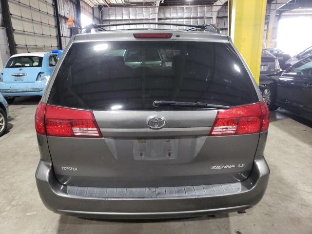 5TDZA23C05S327847 - 2005 TOYOTA SIENNA CE GRAY photo 6