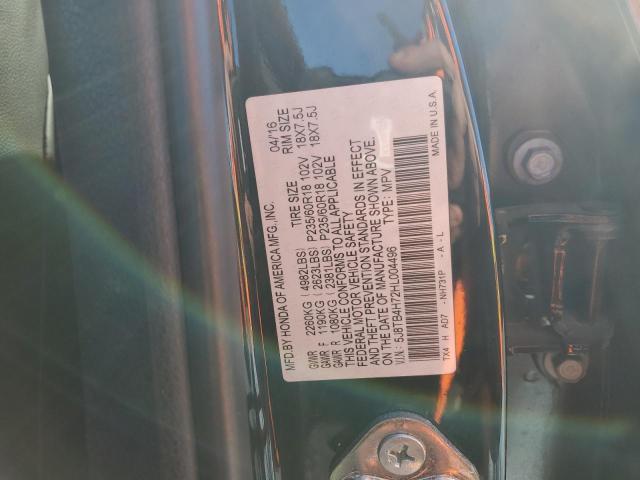 5J8TB4H72HL004496 - 2017 ACURA RDX ADVANCE BLACK photo 14