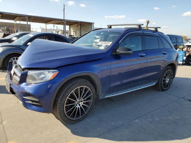 WDC0G4KB2KV139676 - 2019 MERCEDES-BENZ GLC 300 4MATIC BLUE photo 1