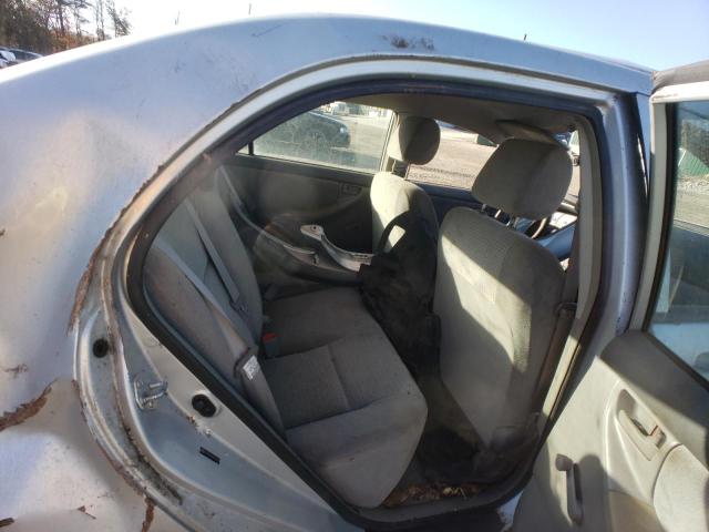 2T1BR32E36C602463 - 2006 TOYOTA COROLLA CE SILVER photo 10