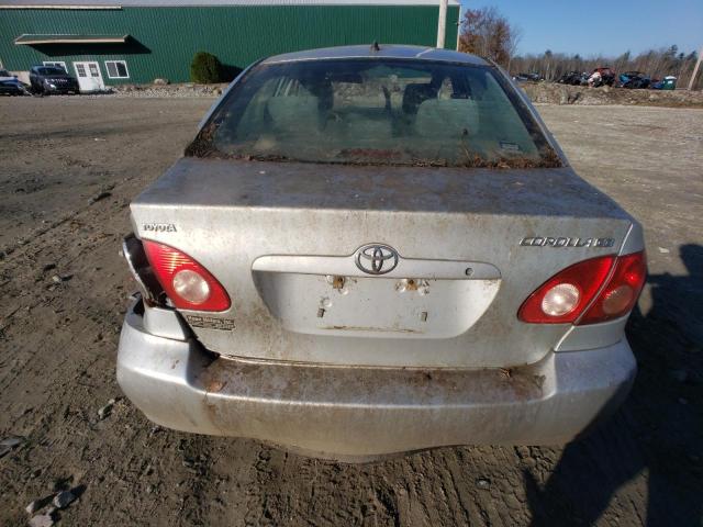 2T1BR32E36C602463 - 2006 TOYOTA COROLLA CE SILVER photo 6