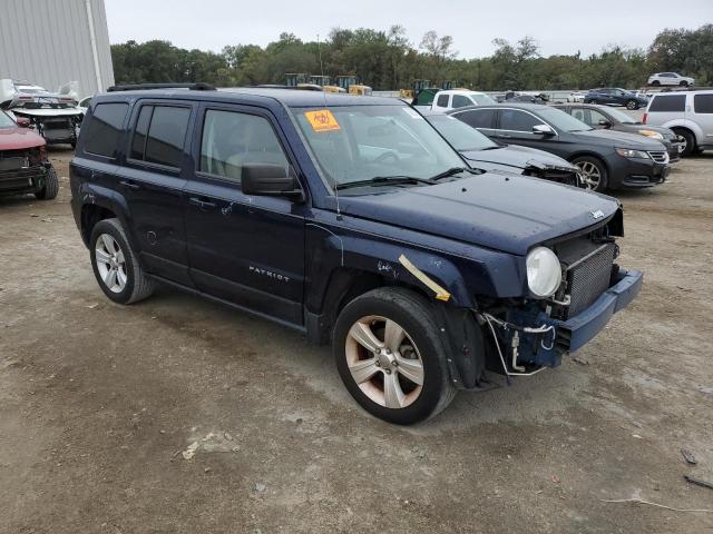 1C4NJPFB5CD674260 - 2012 JEEP PATRIOT LATITUDE BLUE photo 4