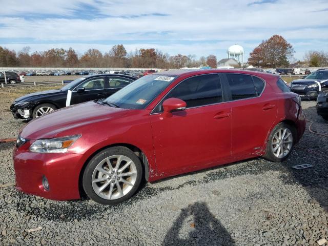 JTHKD5BH8C2084329 - 2012 LEXUS CT 200 RED photo 1