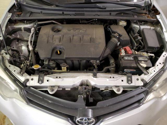 5YFBURHE6GP444968 - 2016 TOYOTA COROLLA L SILVER photo 11