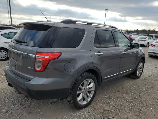 1FM5K8F83EGA98608 - 2014 FORD EXPLORER LIMITED GRAY photo 3