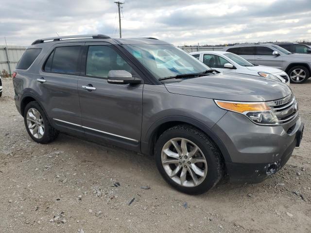 1FM5K8F83EGA98608 - 2014 FORD EXPLORER LIMITED GRAY photo 4