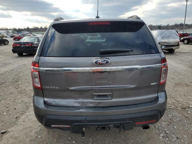 1FM5K8F83EGA98608 - 2014 FORD EXPLORER LIMITED GRAY photo 6