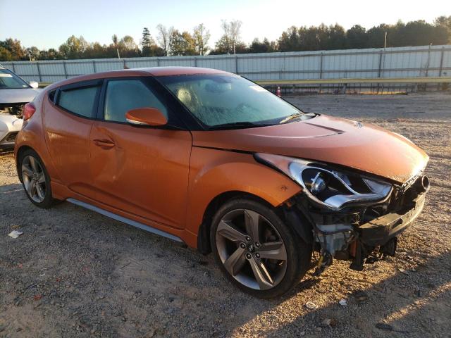 KMHTC6AE5DU175680 - 2013 HYUNDAI VELOSTER TURBO ORANGE photo 4