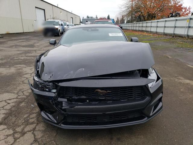 1FA6P8TH2R5109278 - 2024 FORD MUSTANG BLACK photo 5