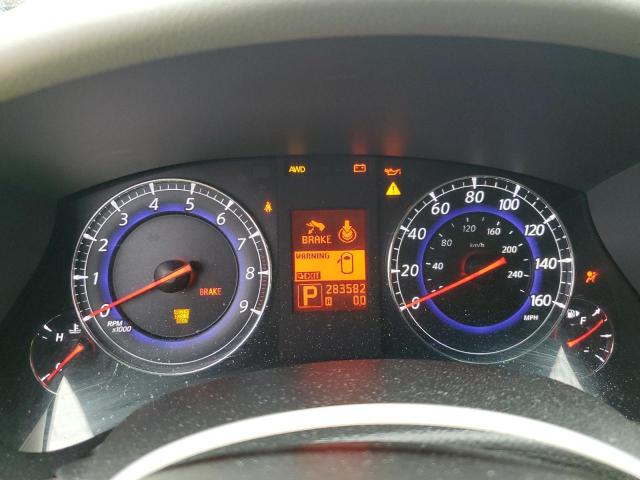 JNKAJ09F48M354907 - 2008 INFINITI EX35 BASE Սև լուսանկար 9