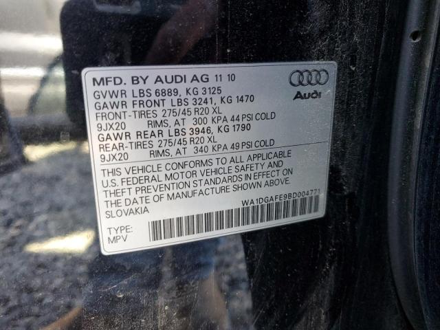 WA1DGAFE9BD004771 - 2011 AUDI Q7 PRESTIGE BLACK photo 13