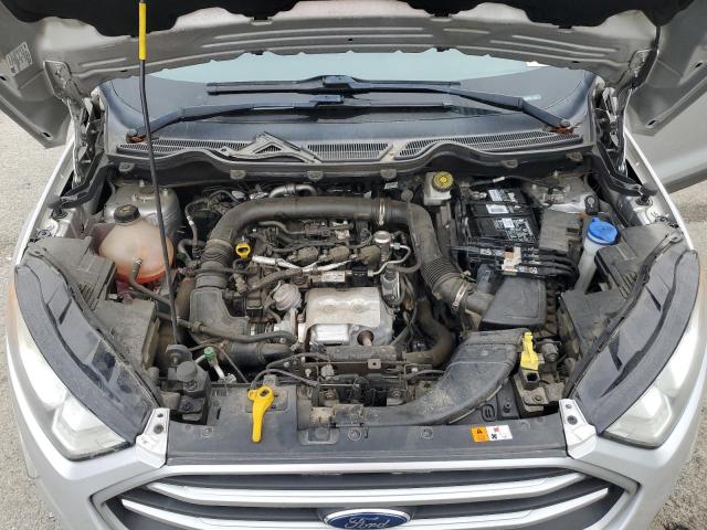 MAJ3P1TE6JC178233 - 2018 FORD ECOSPORT SE SILVER photo 12