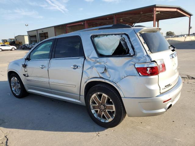 1GKKRTED6BJ253594 - 2011 GMC ACADIA DENALI SILVER photo 2