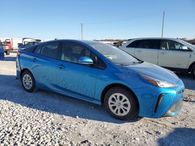 JTDKARFU9K3096491 - 2019 TOYOTA PRIUS BLUE photo 4