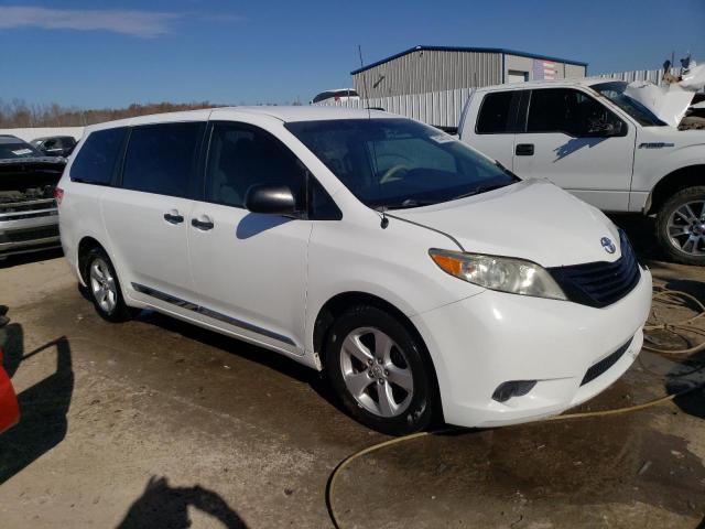 5TDZK3DC9BS080759 - 2011 TOYOTA SIENNA WHITE photo 4