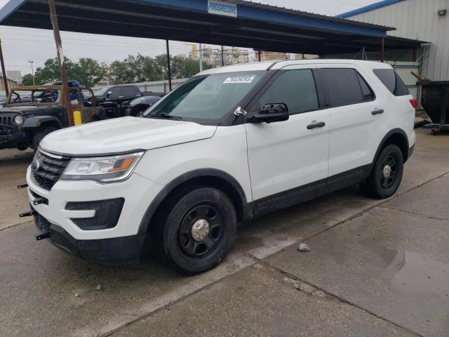 1FM5K8AR0JGB67782 - 2018 FORD EXPLORER POLICE INTERCEPTOR WHITE photo 1