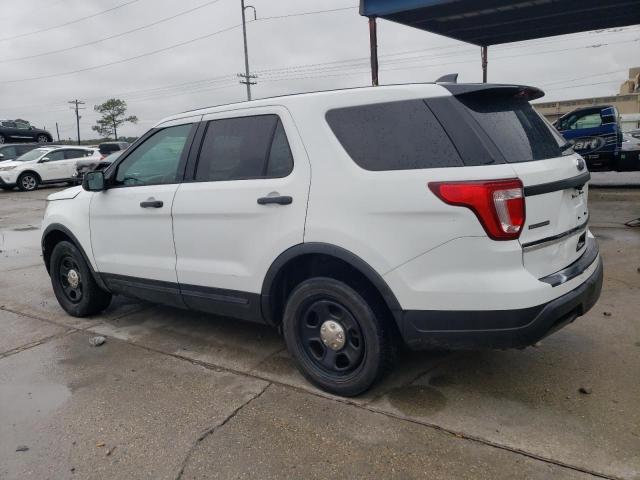 1FM5K8AR0JGB67782 - 2018 FORD EXPLORER POLICE INTERCEPTOR WHITE photo 2