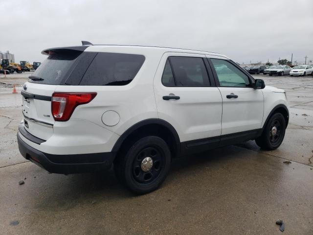 1FM5K8AR0JGB67782 - 2018 FORD EXPLORER POLICE INTERCEPTOR WHITE photo 3