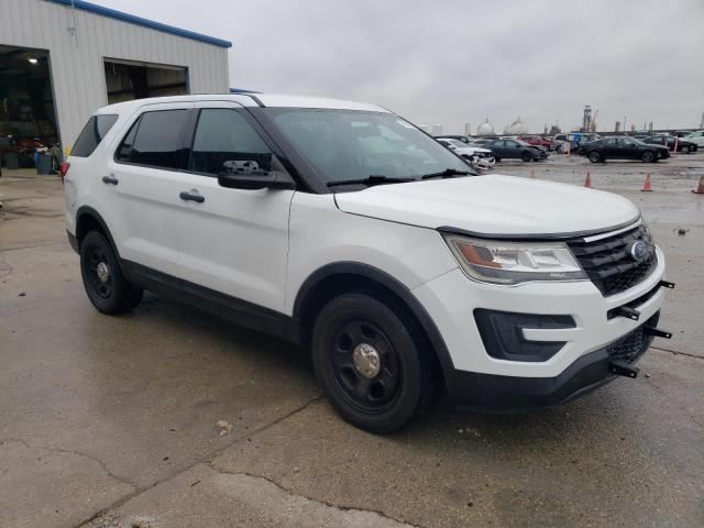 1FM5K8AR0JGB67782 - 2018 FORD EXPLORER POLICE INTERCEPTOR WHITE photo 4
