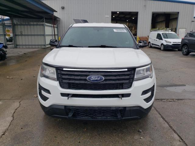 1FM5K8AR0JGB67782 - 2018 FORD EXPLORER POLICE INTERCEPTOR WHITE photo 5