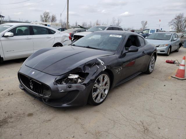 ZAM45VLAXE0113123 - 2014 MASERATI GRANTURISM S GRAY photo 1