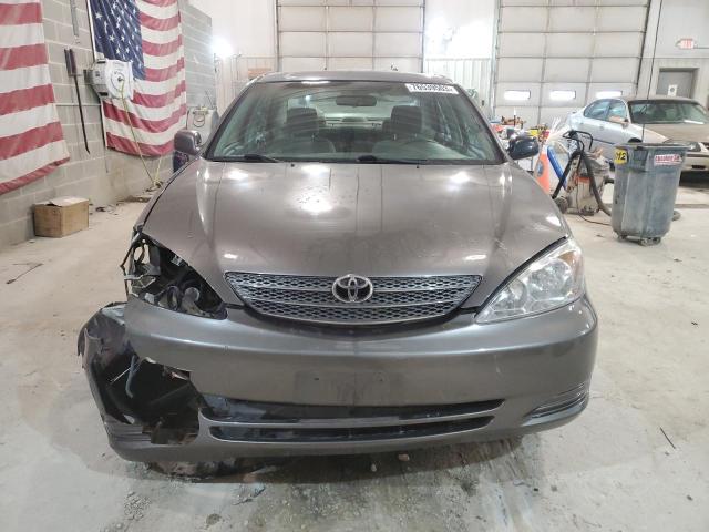 4T1BE32K14U846299 - 2004 TOYOTA CAMRY LE GRAY photo 5