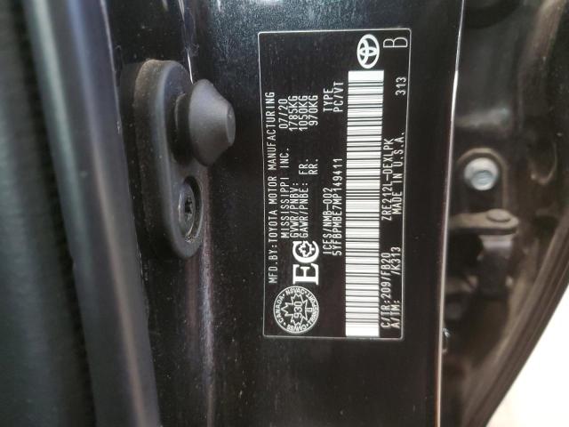 5YFBPMBE7MP149411 - 2021 TOYOTA COROLLA LE BLACK photo 13