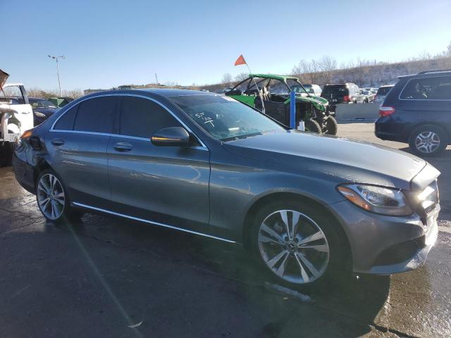 55SWF4JB1JU252809 - 2018 MERCEDES-BENZ C 300 GRAY photo 4