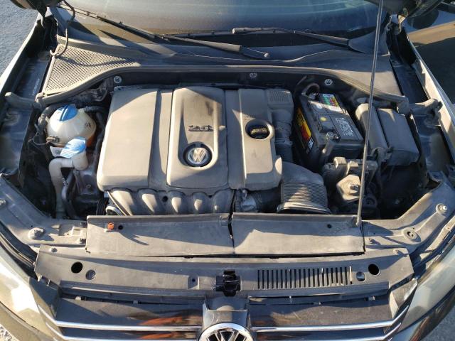 1VWAP7A38DC121894 - 2013 VOLKSWAGEN PASSAT S Սև լուսանկար 11