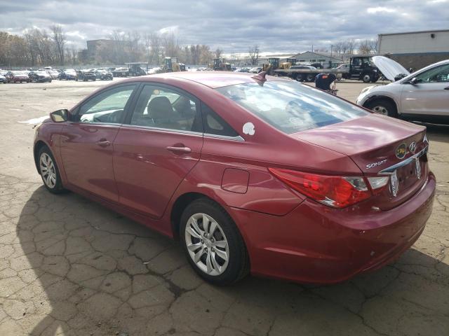 5NPEB4AC1BH247954 - 2011 HYUNDAI SONATA GLS RED photo 2