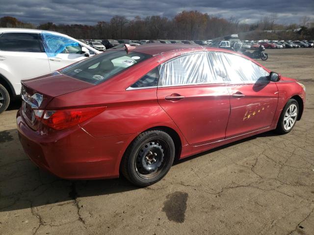 5NPEB4AC1BH247954 - 2011 HYUNDAI SONATA GLS RED photo 3