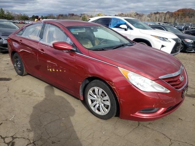 5NPEB4AC1BH247954 - 2011 HYUNDAI SONATA GLS RED photo 4