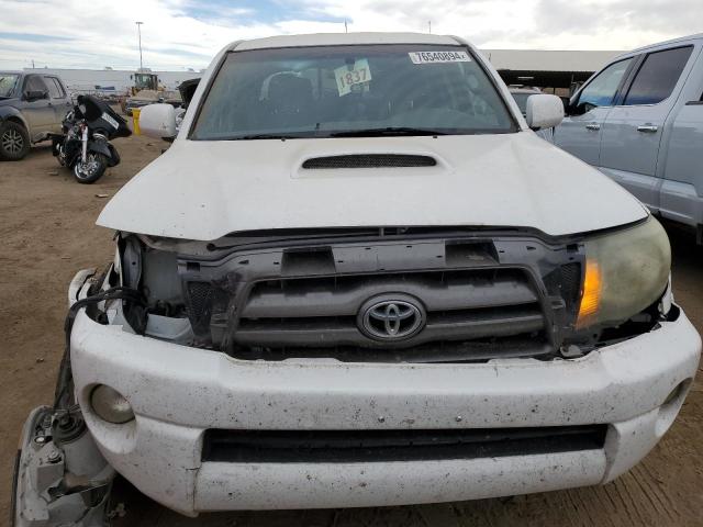 3TMJU62N39M085835 - 2009 TOYOTA TACOMA DOUBLE CAB PRERUNNER WHITE photo 5