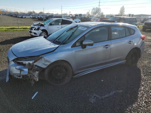 4S3GTAK61J1738642 - 2018 SUBARU IMPREZA SPORT SILVER photo 1