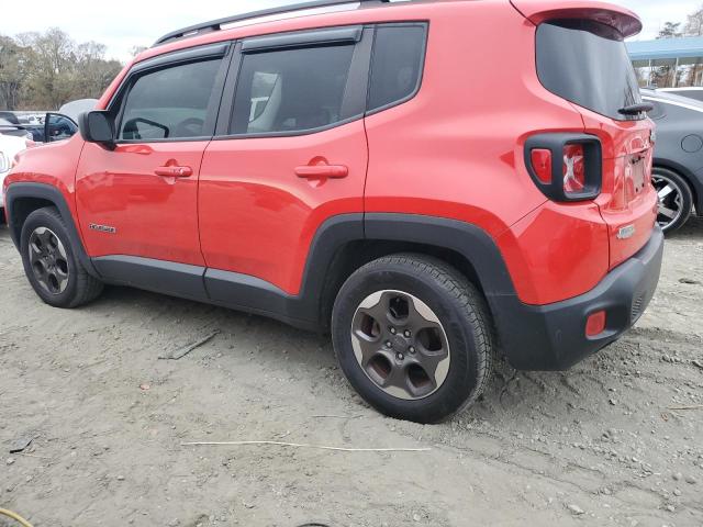 ZACCJAAB2HPF75447 - 2017 JEEP RENEGADE SPORT RED photo 2