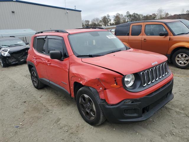 ZACCJAAB2HPF75447 - 2017 JEEP RENEGADE SPORT RED photo 4